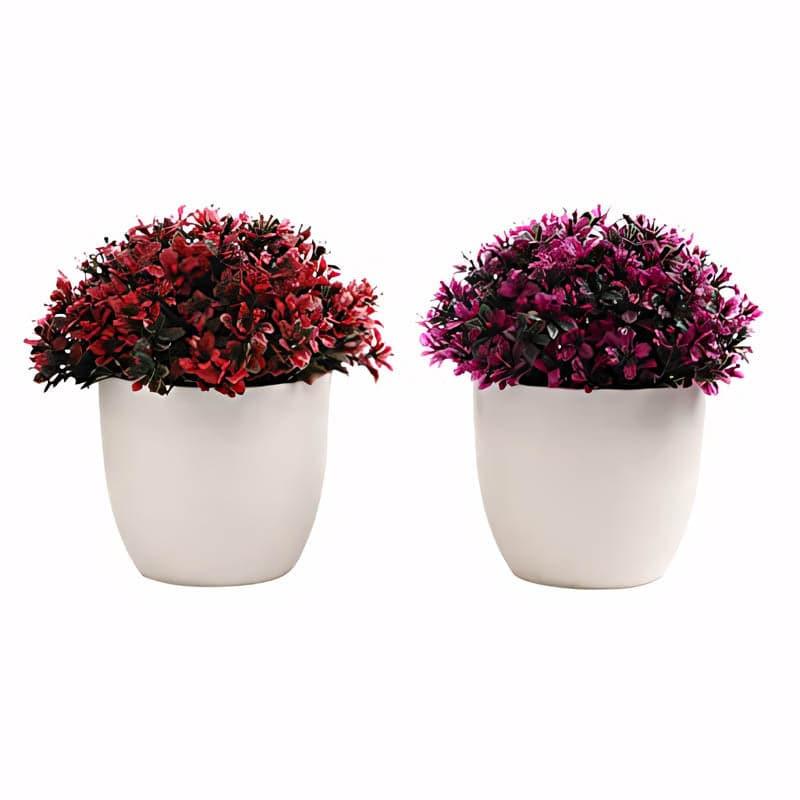 Artificial Plants - Glenda Faux Plant In Lois Pot - 20 cms