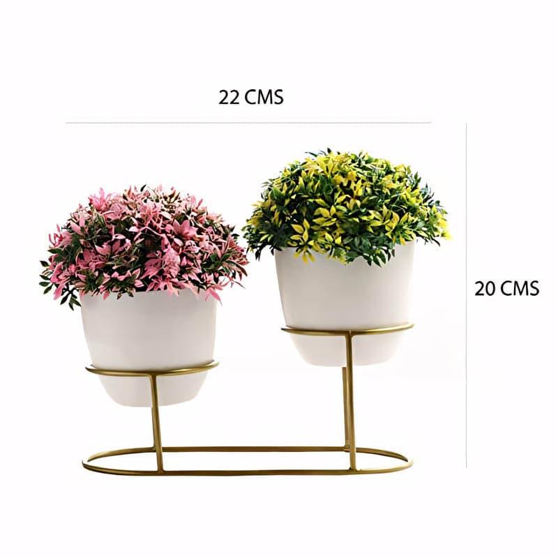 Buy Merle Faux Plant In Lois Pot - 20 cms Artificial Plants from Vaaree