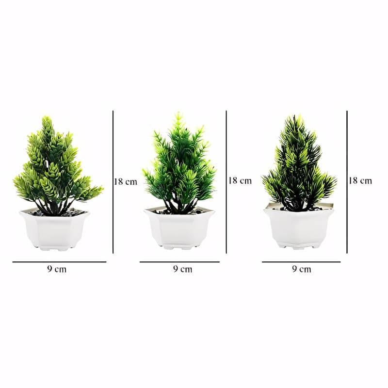 Artificial Plants - Zody Faux Plant In Story Pot - 18 cms