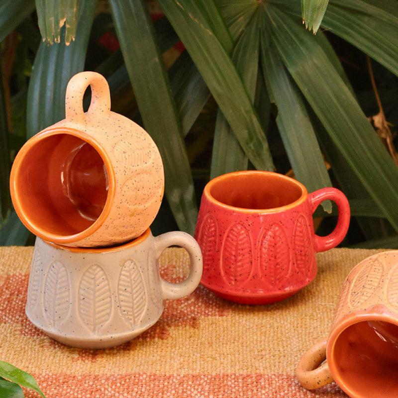 Buy Bergo Ceramic Cup (200 ML) - Set of Six Mug & Tea Cup from Vaaree