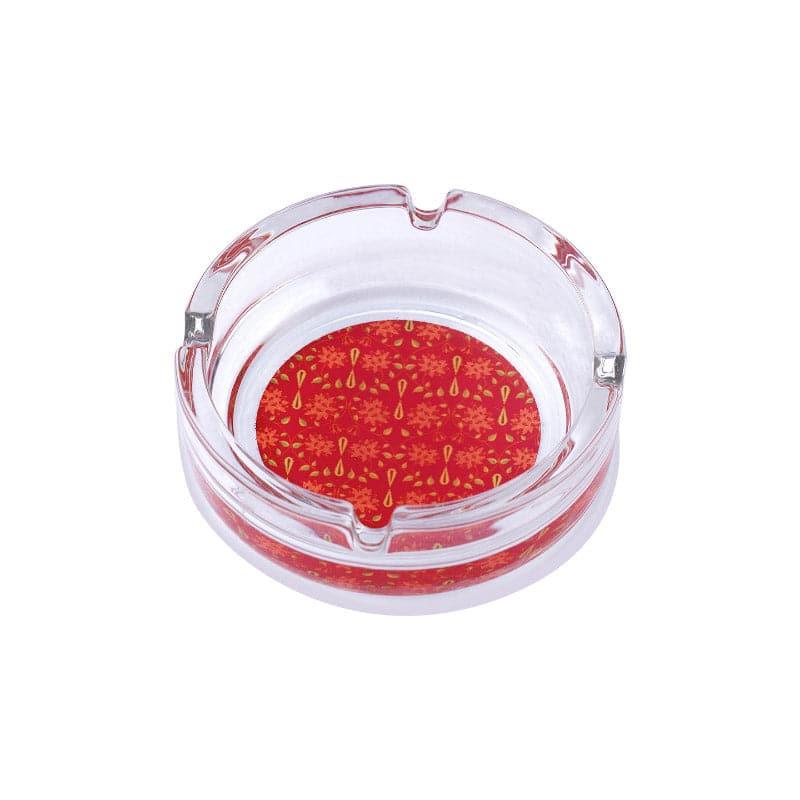 Buy Magnate Mughal Floral Ashtray - Red Ash Tray from Vaaree