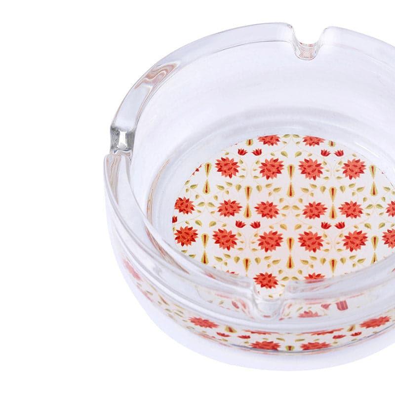 Buy Magnate Mughal Floral Ashtray - White Ash Tray from Vaaree