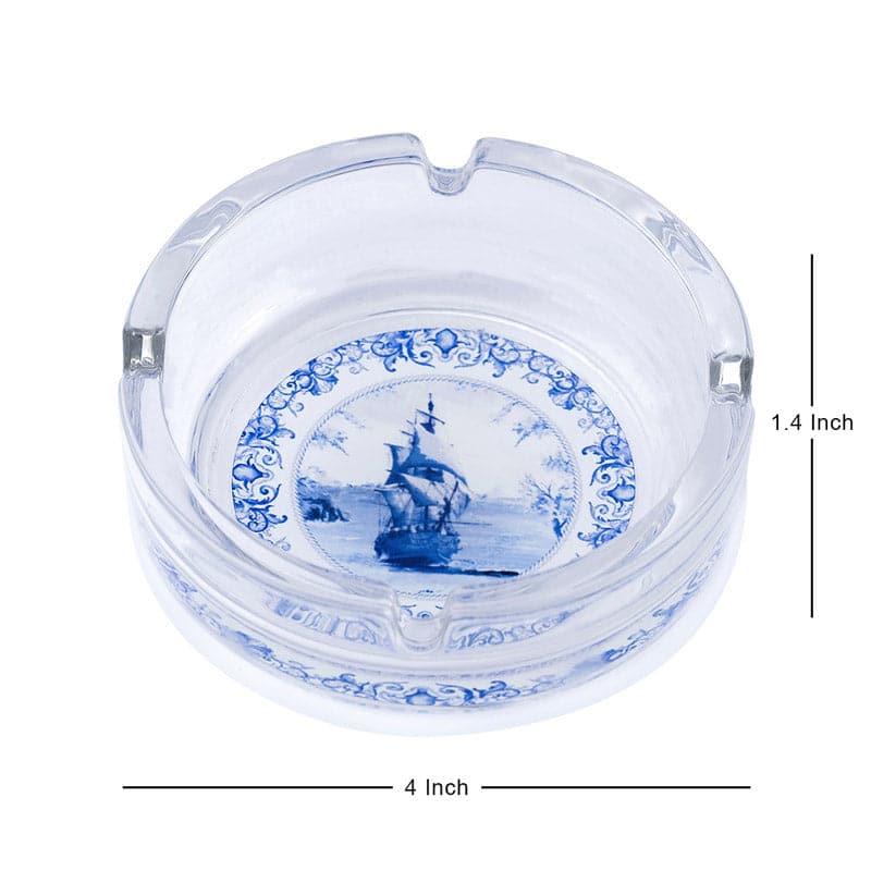 Buy Vintage Blue Ship Ashtray Ash Tray from Vaaree