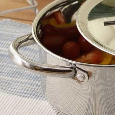 Buy Elska Stainless Steel Cooking Pot - 3000 ML at Vaaree online | Beautiful Cooking Pot to choose from