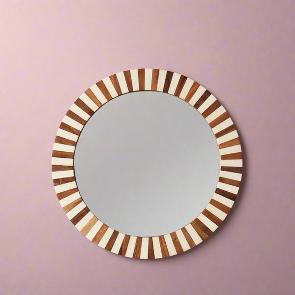 Buy Stripo Glam Wall Mirror Wall Mirror from Vaaree