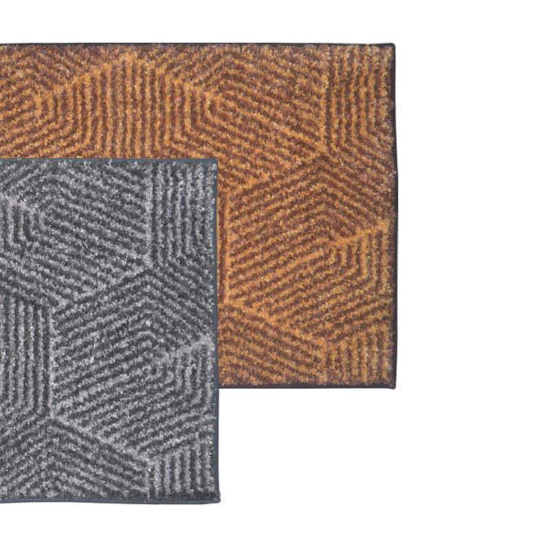 Buy Balzena Anti Slip Bathmat (Grey & Brown) - Set Of Two Bath Mats from Vaaree