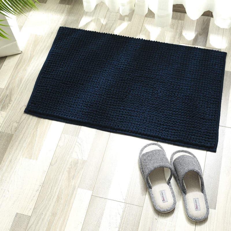 Buy Blissful Solid Bathmat - Blue Bath Mats from Vaaree