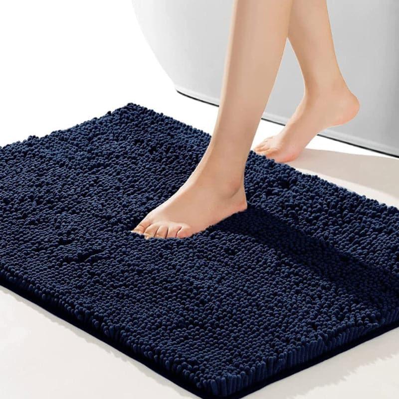 Buy Blissful Solid Bathmat - Blue Bath Mats from Vaaree