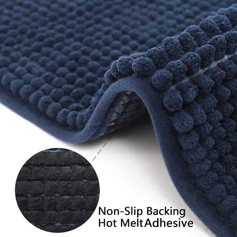 Buy Blissful Solid Bathmat - Blue Bath Mats from Vaaree