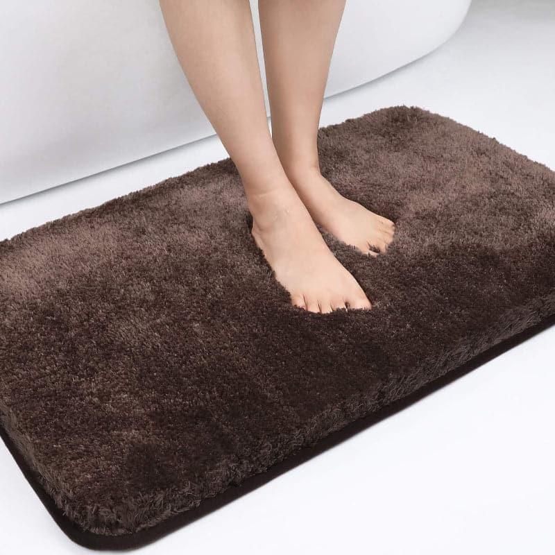 Buy Blissful Solid Bathmat - Brown Bath Mats from Vaaree