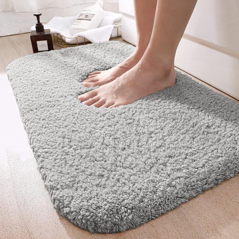 Buy Blissful Solid Bathmat - Grey Bath Mats from Vaaree