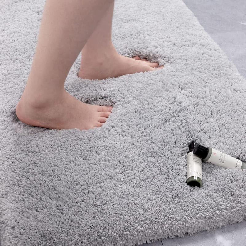 Buy Blissful Solid Bathmat - Grey Bath Mats from Vaaree