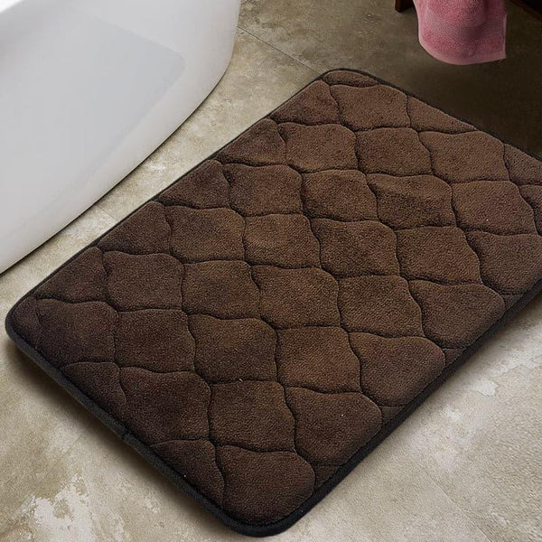 Buy Dona Anti Slip Bathmat - Chocolate Bath Mats from Vaaree