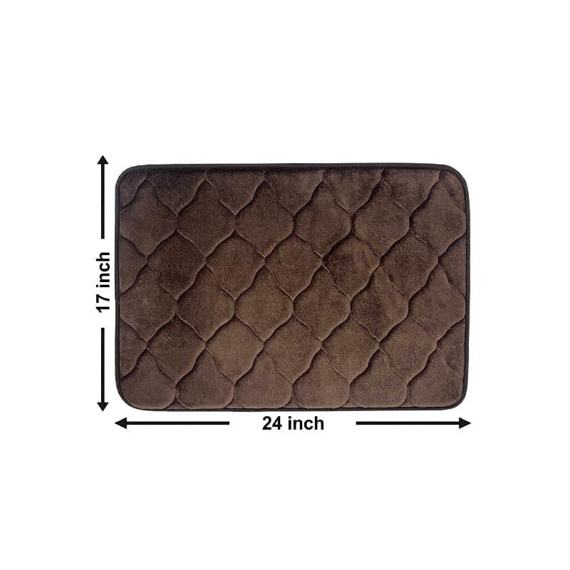 Buy Dona Anti Slip Bathmat - Chocolate Bath Mats from Vaaree