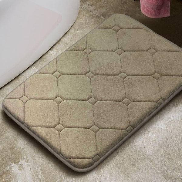 Buy Dona Anti Slip Bathmat - Taupe Bath Mats from Vaaree