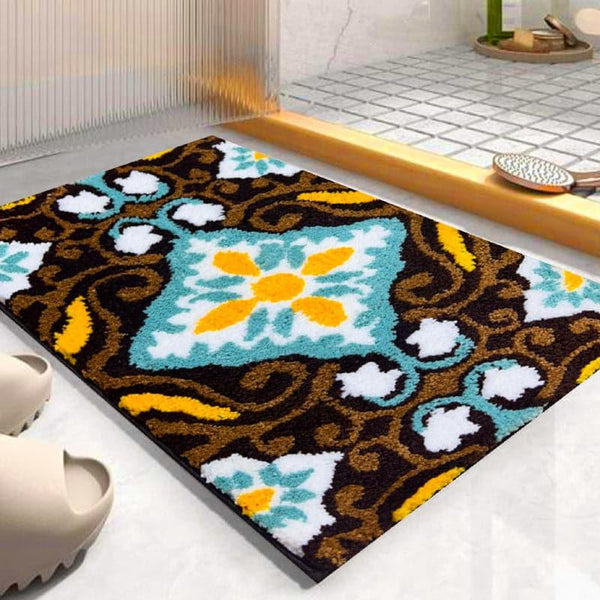 Buy Ethnic Glory Bathmat Bath Mats from Vaaree