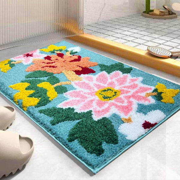 Buy Bath Mats - Flora Bloom Bathmat at Vaaree online