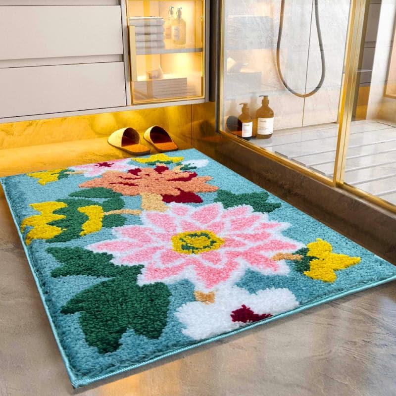 Buy Flora Bloom Bathmat Bath Mats from Vaaree