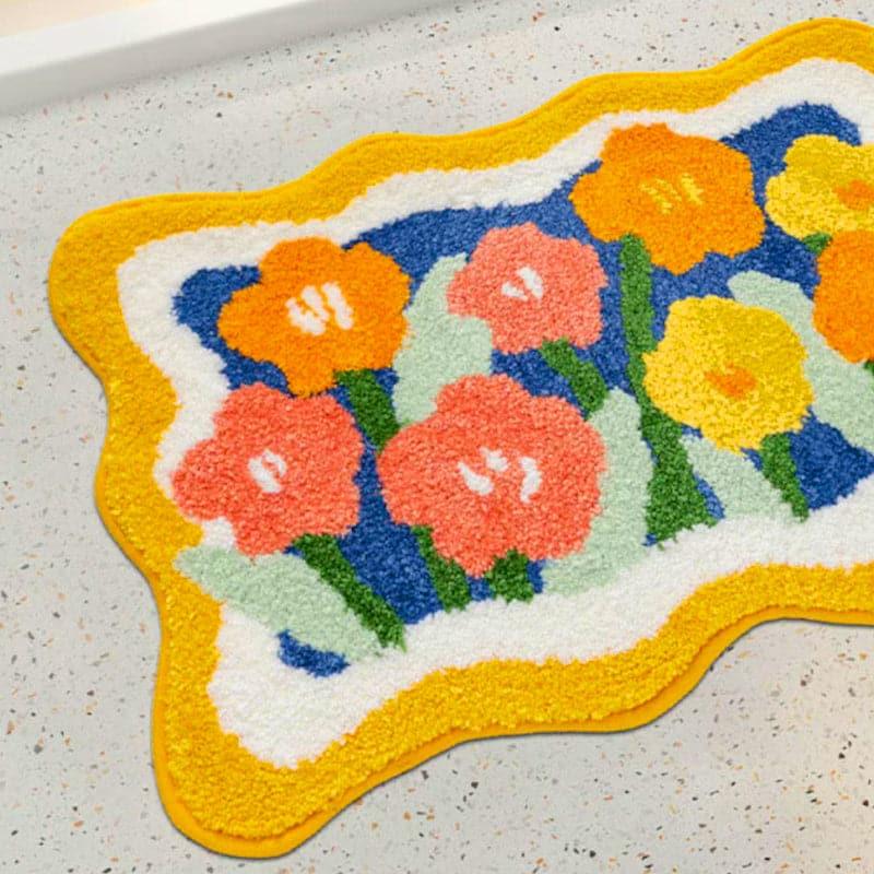 Buy Gardenia Glory Bathmat Bath Mats from Vaaree