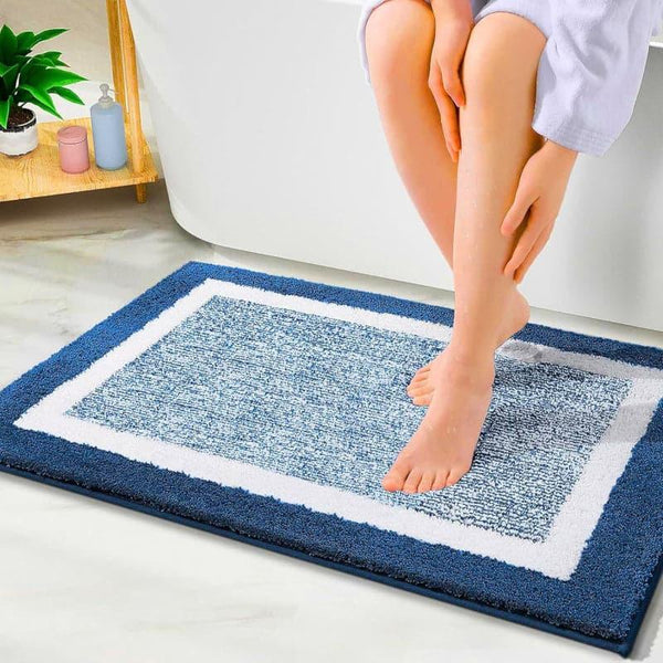 Bath Mats - Luxe Comfort Bathmat - Blue