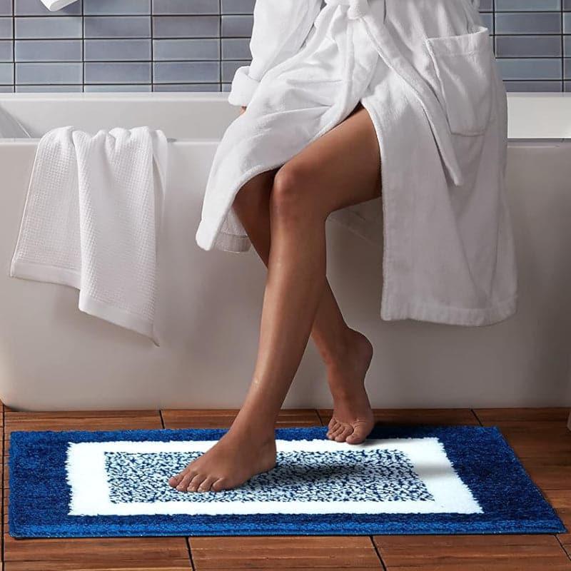 Buy Luxe Comfort Bathmat - Blue Bath Mats from Vaaree