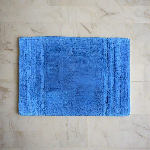 Buy Micro Cotton Cloud Soft Bathmat - Blue Bath Mats from Vaaree