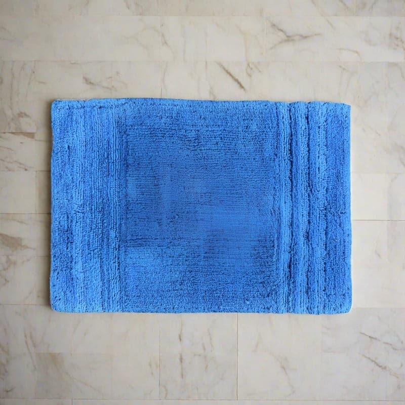 Buy Micro Cotton Cloud Soft Bathmat - Blue Bath Mats from Vaaree