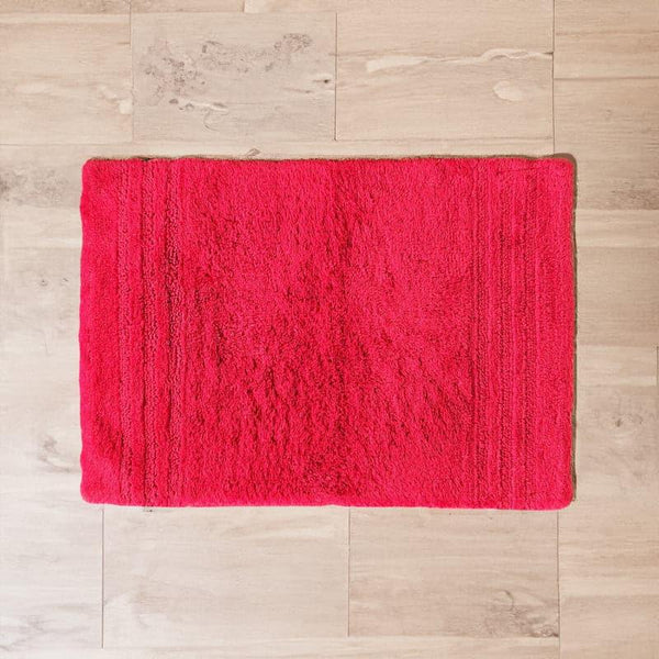 Buy Micro Cotton Cloud Soft Bathmat - Red Bath Mats from Vaaree