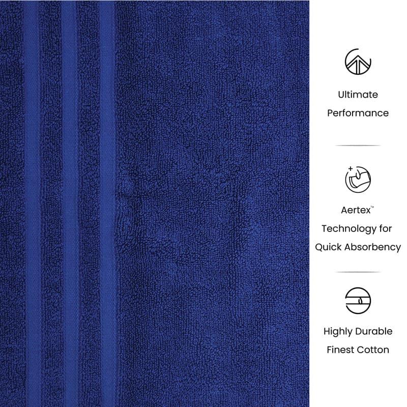 Buy Micro Cotton Comfort Step Soild Bathmat - Blue Bath Mats from Vaaree