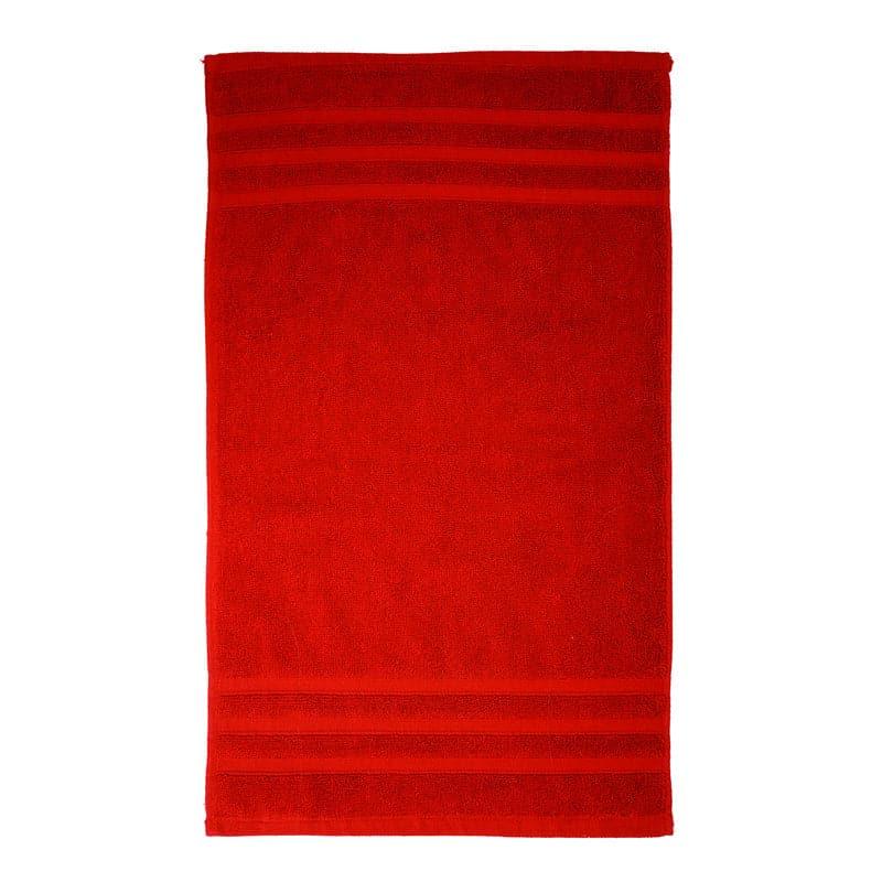 Buy Micro Cotton Comfort Step Soild Bathmat - Red Bath Mats from Vaaree