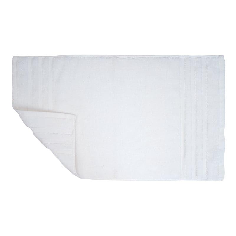 Buy Micro Cotton Comfort Step Soild Bathmat - White Bath Mats from Vaaree