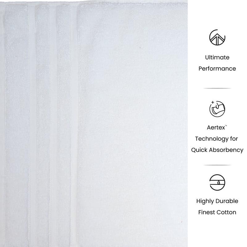 Buy Micro Cotton Comfort Step Soild Bathmat - White Bath Mats from Vaaree