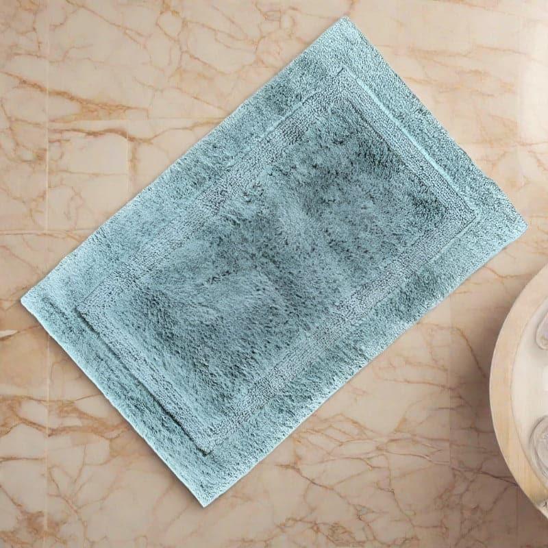 Buy Micro Cotton Harmony Solid Bathmat - Green Bath Mats from Vaaree