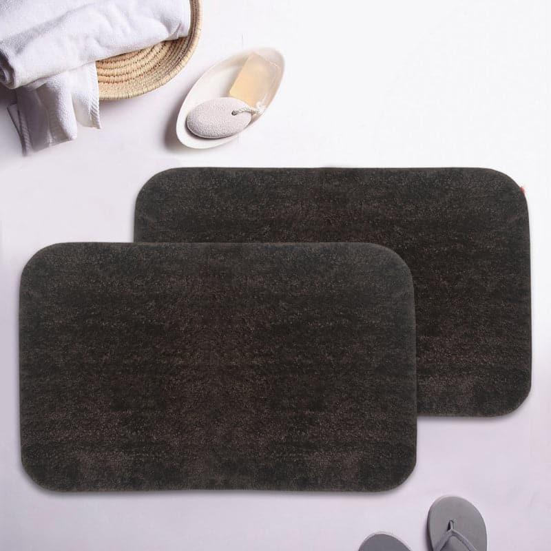 Buy Rista Anti Slip Bathmat (Brown) - Set Of Two Bath Mats from Vaaree