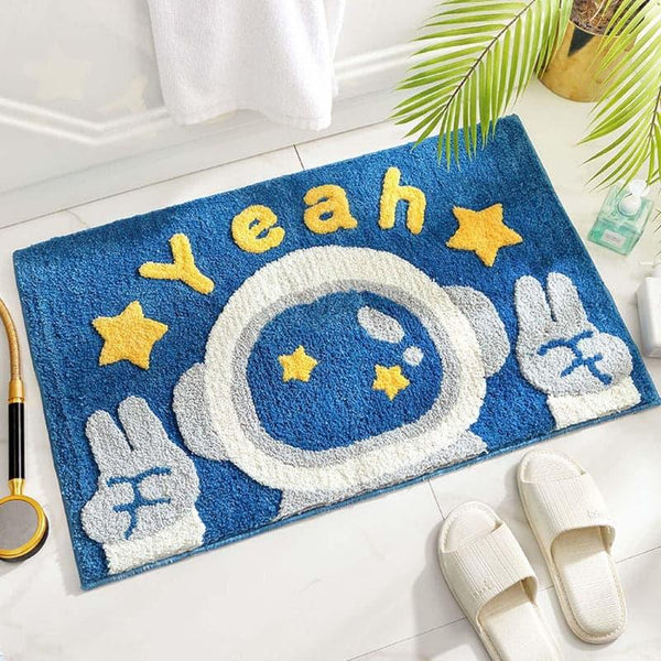 Buy Space Sonic Bathmat Bath Mats from Vaaree