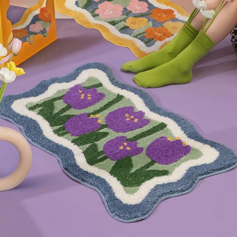 Buy Tulip Tosss Bathmat Bath Mats from Vaaree