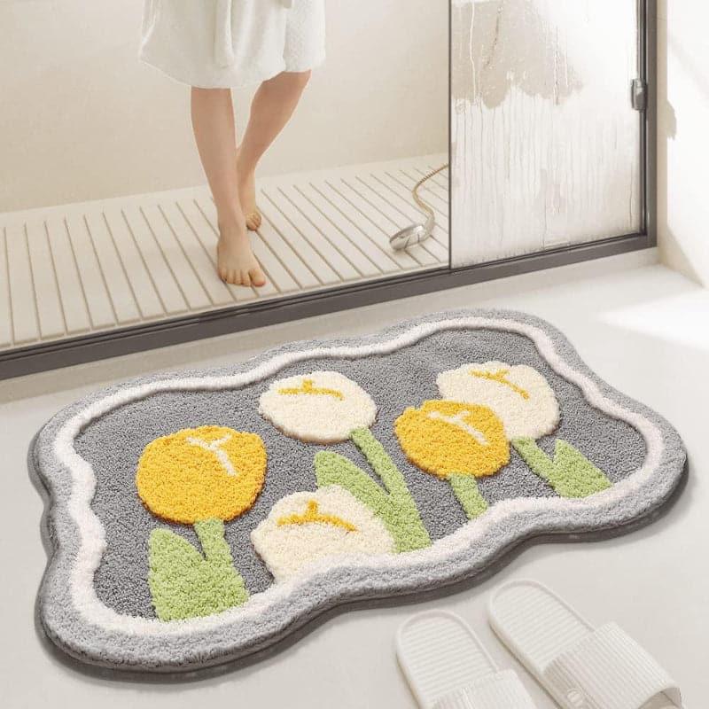 Buy Tulip Touch Bathmat Bath Mats from Vaaree