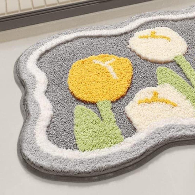 Buy Tulip Touch Bathmat Bath Mats from Vaaree