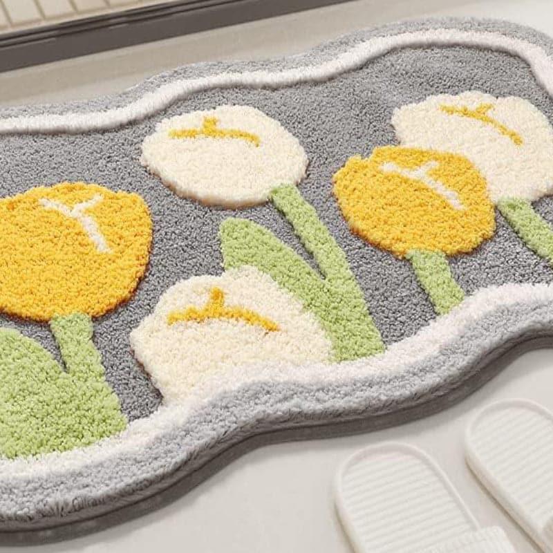 Buy Tulip Touch Bathmat Bath Mats from Vaaree