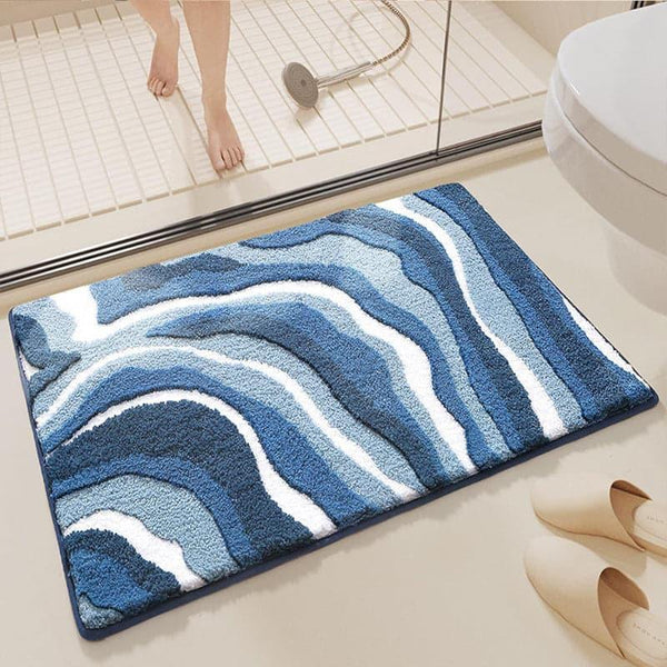 Buy Wave Wonder Bathmat Bath Mats from Vaaree