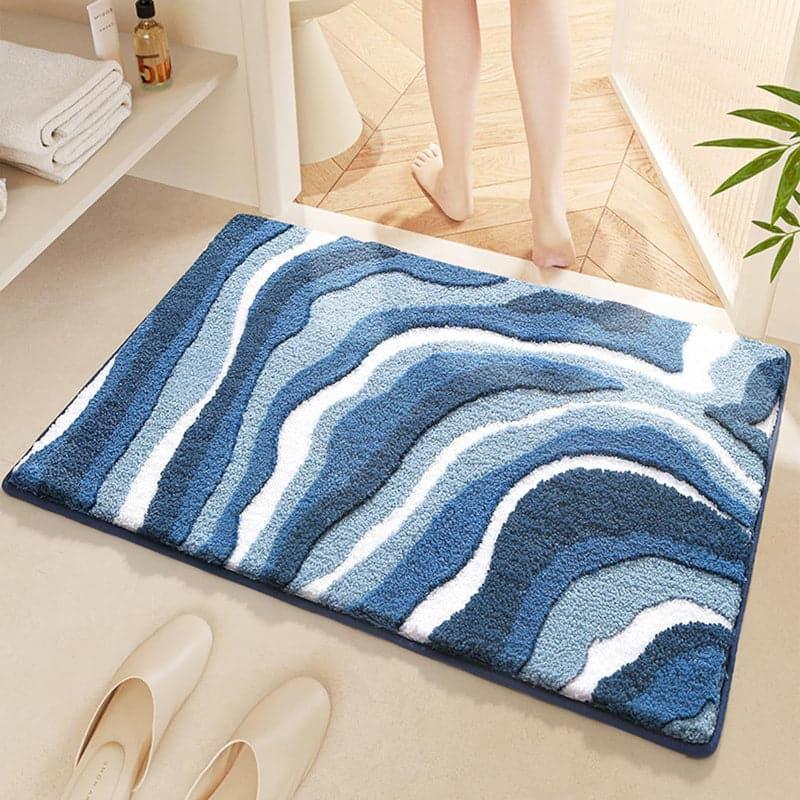 Buy Wave Wonder Bathmat Bath Mats from Vaaree