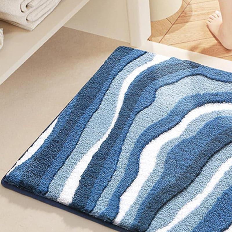 Buy Wave Wonder Bathmat Bath Mats from Vaaree