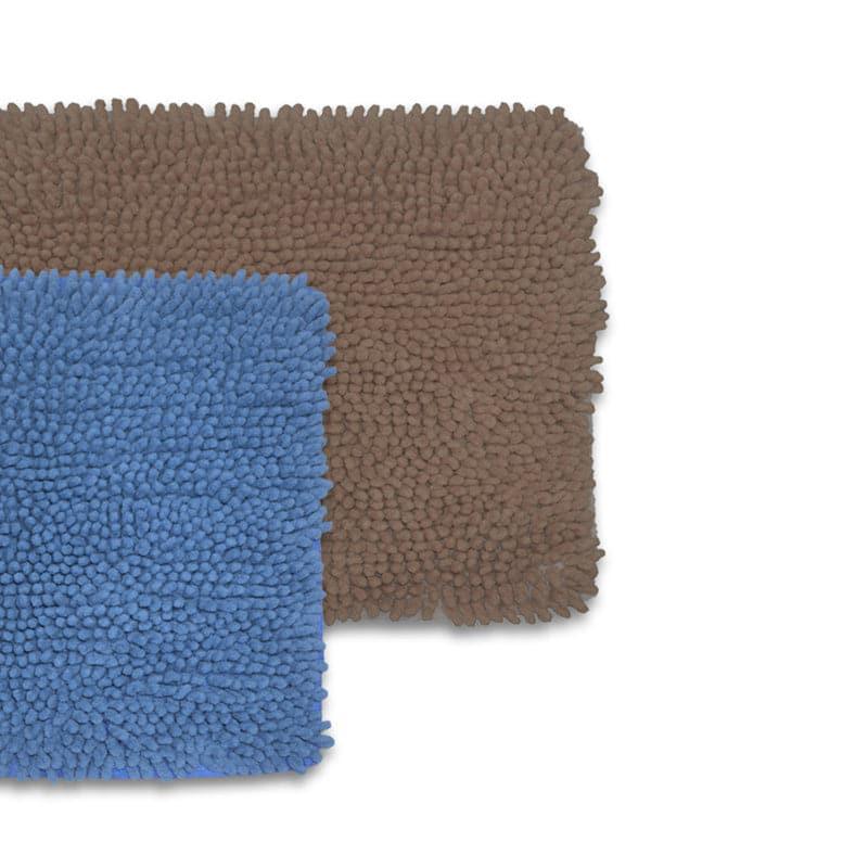 Buy Zora Anti Slip Bathmat (Blue & Brown) - Set Of Two Bath Mats from Vaaree