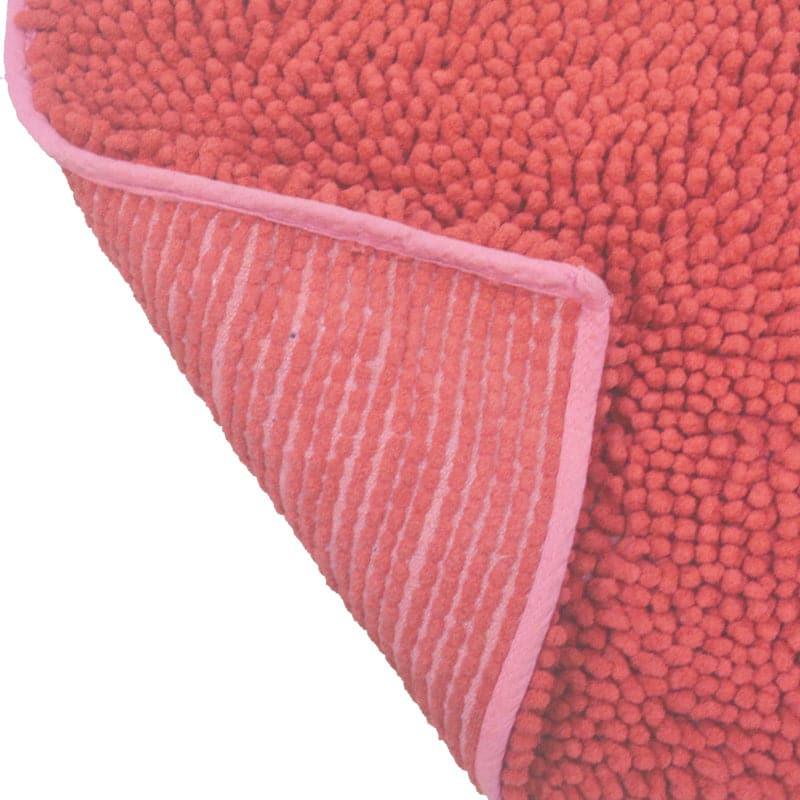 Buy Zora Anti Slip Bathmat (Peach & Lilac) - Set Of Two Bath Mats from Vaaree