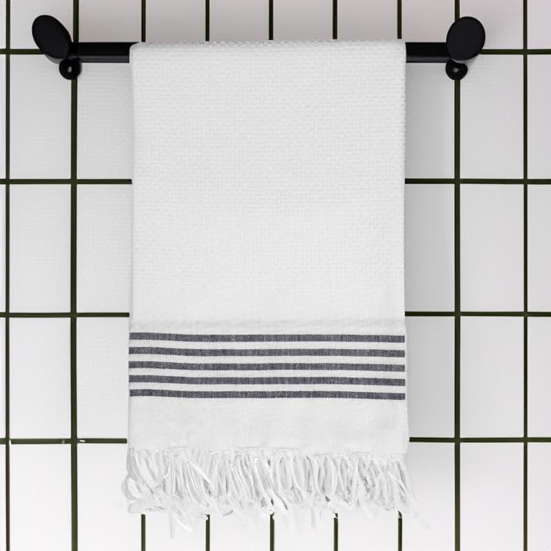 Buy Cosy Kotty Bath Towel - Ivory Bath Towels from Vaaree