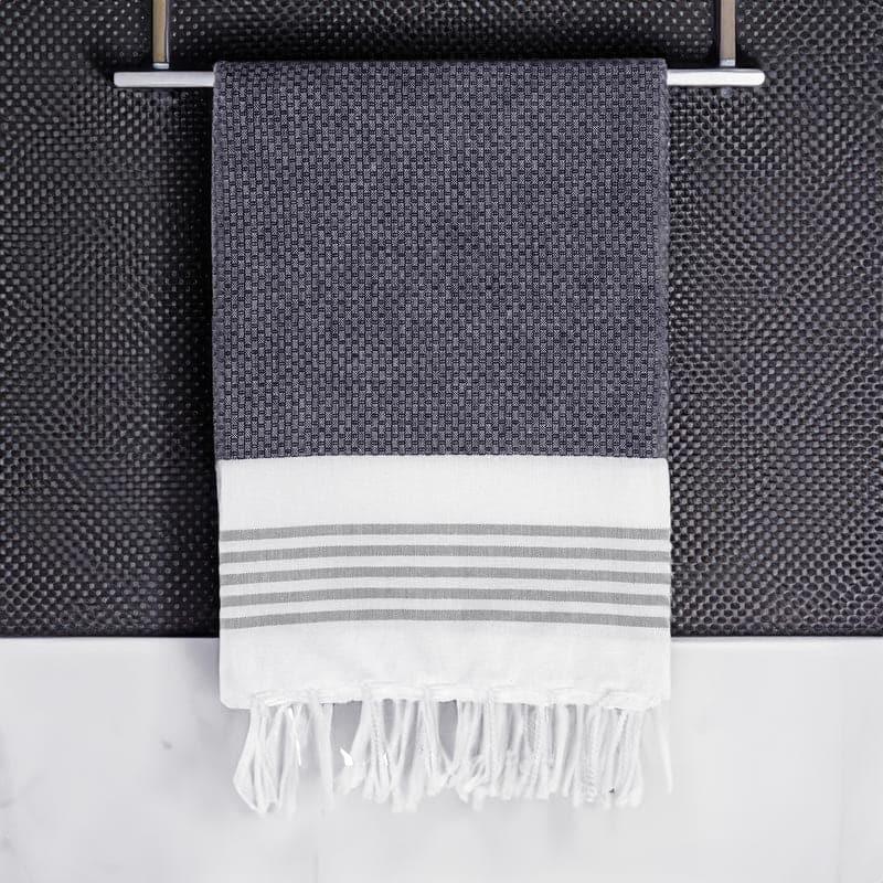 Buy Cosy Kotty Bath Towel - Slate Blue Bath Towels from Vaaree