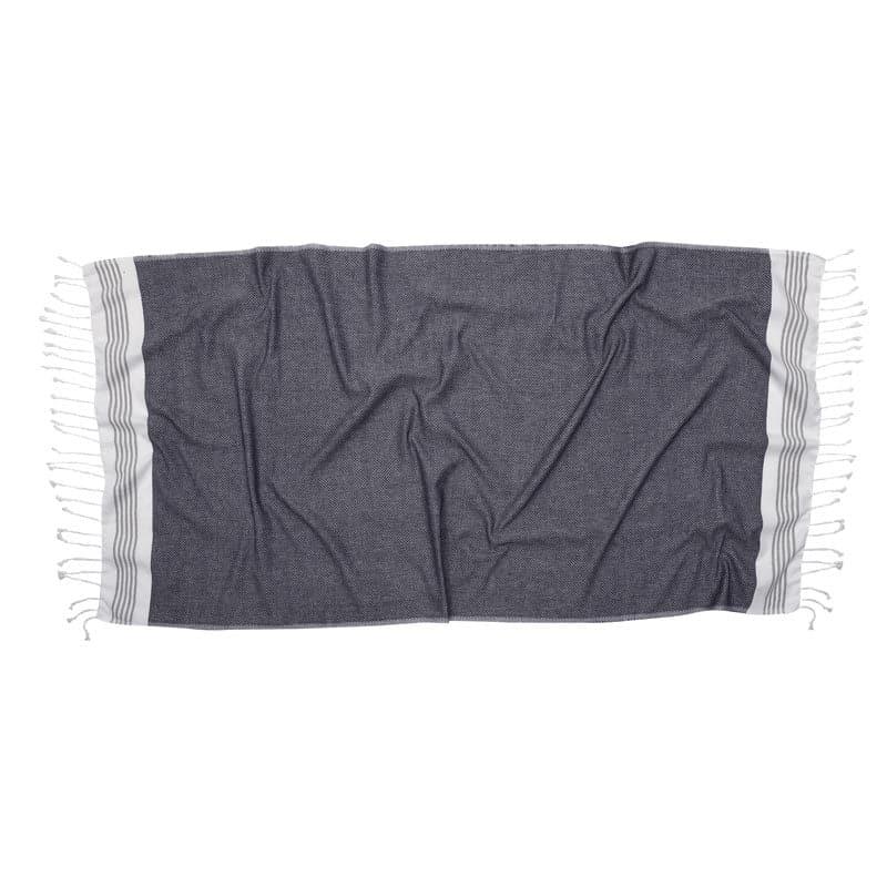 Buy Cosy Kotty Bath Towel - Slate Blue Bath Towels from Vaaree