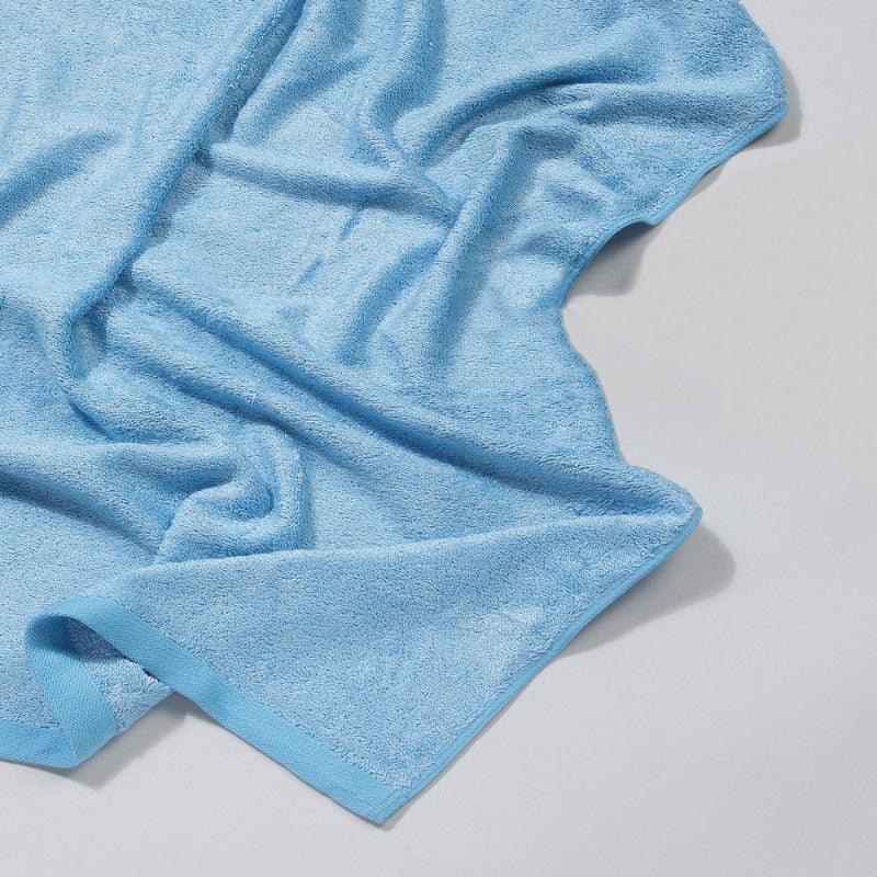 Buy Dreamo Bamboo Bath Towel - Light Blue Bath Towels from Vaaree