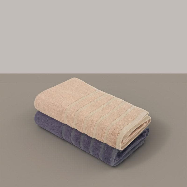 Buy Drip Dry Bath Towel (Brown & Purple) - Set Of Two Bath Towels from Vaaree