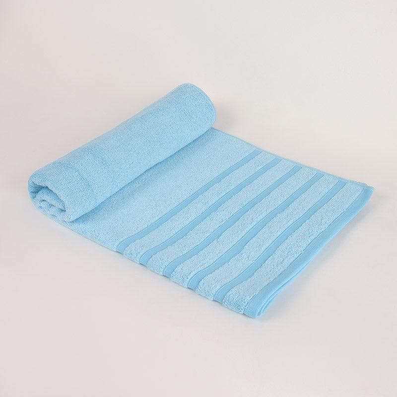 Buy Drip Dry Bath Towel (Light Blue & Purple) - Set Of Two Bath Towels from Vaaree